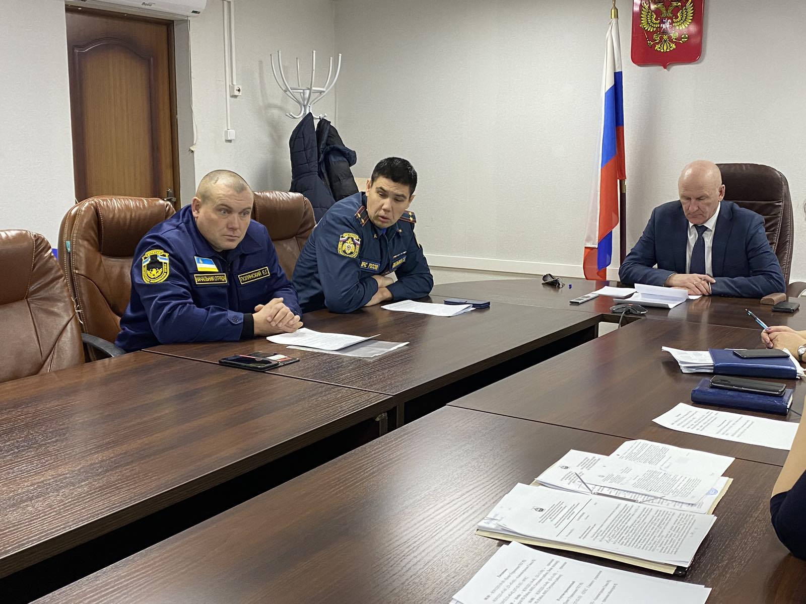 Рабочее совещание по профилактике пожаров в новогодние праздники.